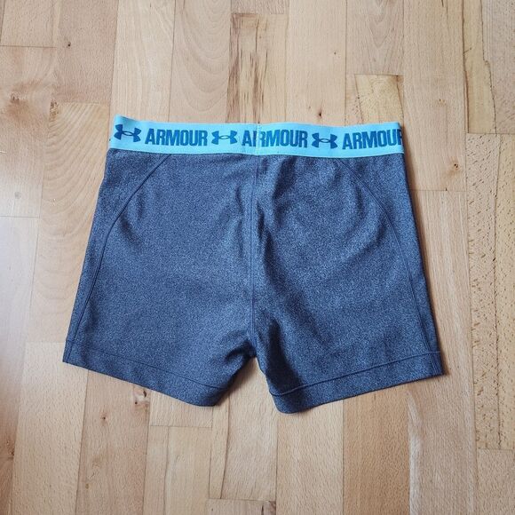 Under Armour Compression Heat Gear Shorts, Gray, Women's, Medium - Picture 6 of 6